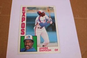 AUTOGRAPHED 1984 TOPPS SUPER #20 - ANDRE DAWSON - MONTREAL EXPOS - Picture 1 of 2