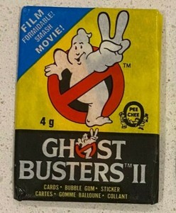 1989 O-pee-chee Ghost Busters II 1 Unopened Pack
