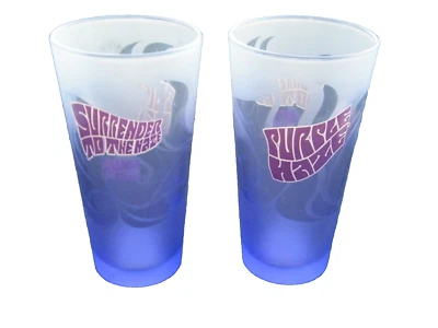 Vaso de pinta de cerveza esmerilado Abita Purple Haze “Surrender To The Haze” 16 oz. Juego de 2 Foto 1 de 4