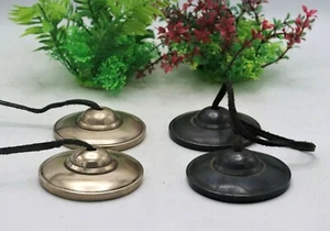 Set of 2 Handmade Tibetan Tingsha, meditation, sound therapy - health & wellness - Picture 1 of 5