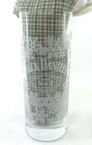 Jack Daniels Old No. 7 Christmas Snowflake 10 Oz Etched Highball Glass - Picture 1 of 3