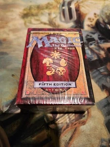 Mazo japonés Magic the Gathering quinta edición sellado - Imagen 1 de 4