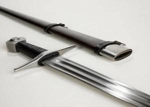 Hanwei BLUNT Practical Medieval Single-Hand Sword + Scabbard HEMA Steel Combat ⚔ - Picture 1 of 12
