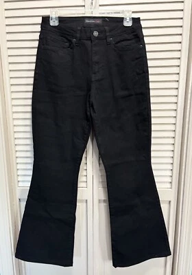 YMI Black Flare Denim Jeans Size 9/29 Mid Rise Zip/Button Pockets - Image 1 of 4