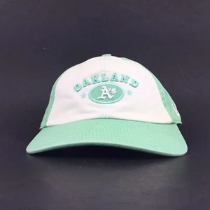 MLB Oakland A’s Athletics New Era Brand Baseball Cap Hat Adj. Womens Size Cotton - Picture 1 of 7