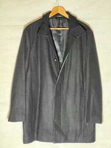Perry Ellis Portfolio men’s full wool winter coat. Color-Black Size-M - Picture 1 of 3