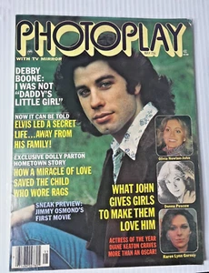Photoplay Magazine May 1978 John Travolta Debby Boone Dolly Parton Elvis - Picture 1 of 2