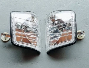 1984-1993 Clear Corner Light For Mercedes Benz 190E 190D W201 Corner Light Lamps - Foto 1 di 4
