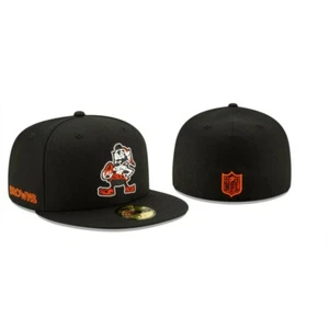 CLEVELAND BROWNS NFL NEW ERA 59FIFTY 2020 OFFIZIELLER ENTWURF PASSEND JUGENDMÜTZE NEU MIT ETIKETT - Bild 1 von 2