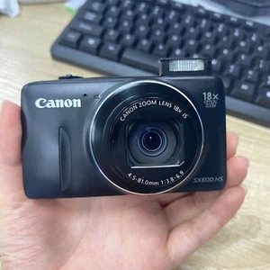 Canon PowerShot SX600 HS 16 MP 18x optical zoom Compact Digital Camera Black - Picture 1 of 9