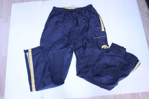 Men's Iowa Hawkeyes XL Windbreaker Pants Logo Athletic Cover
