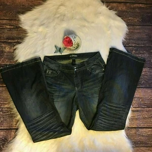 Lane Bryant Dark Wash Denim High Rise Essential Stretch Bootcut Jeans Damen 14 - Bild 1 von 5