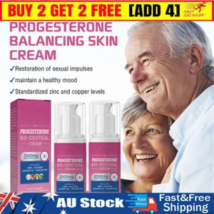 REDUCED! Progesterone Cream (Bioidentical) for Menopause Relief 3000 mg AU - Picture 1 of 8