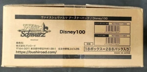 Weiss Schwarz Disney 100 Years of Wonder Japanese 18 Box ( 1 case ) New F/S - Picture 1 of 2