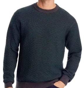 Hugo Boss Men's Green Long Sleeve Crew Neck Cotton-Blend Pullover Sweater SZ XL - Picture 1 of 6