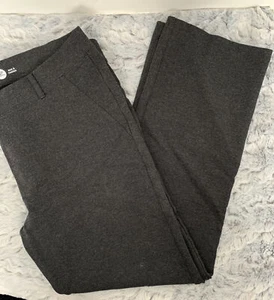 Betabrand Women Pants Sz L/Petite -W33/L26 Straight-Leg Classic Dress Yoga Gray - Picture 1 of 4