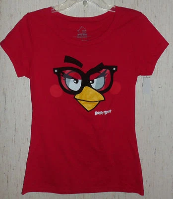 NWT WOMENS ANGRY RED T-shirt  SIZE L - Image 1 of 3
