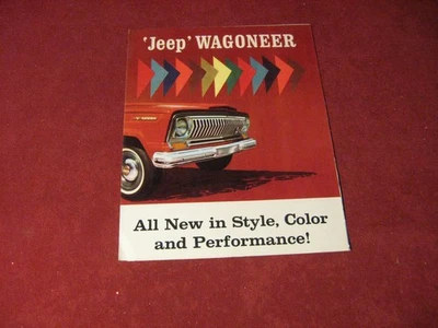 1965 Jeep Willys Wagoneer Sales Brochure Booklet Catalog Old Original - Image 1 of 4