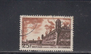 FRANCE :  1955 - USED  - SCOTT # 779  BROUAGE - Picture 1 of 1