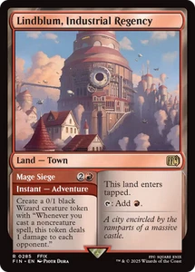 x1 Lindblum, Industrial Regency // Mage Siege FIN Final Fantasy MTG 285 M/NM 1x - Imagen 1 de 3