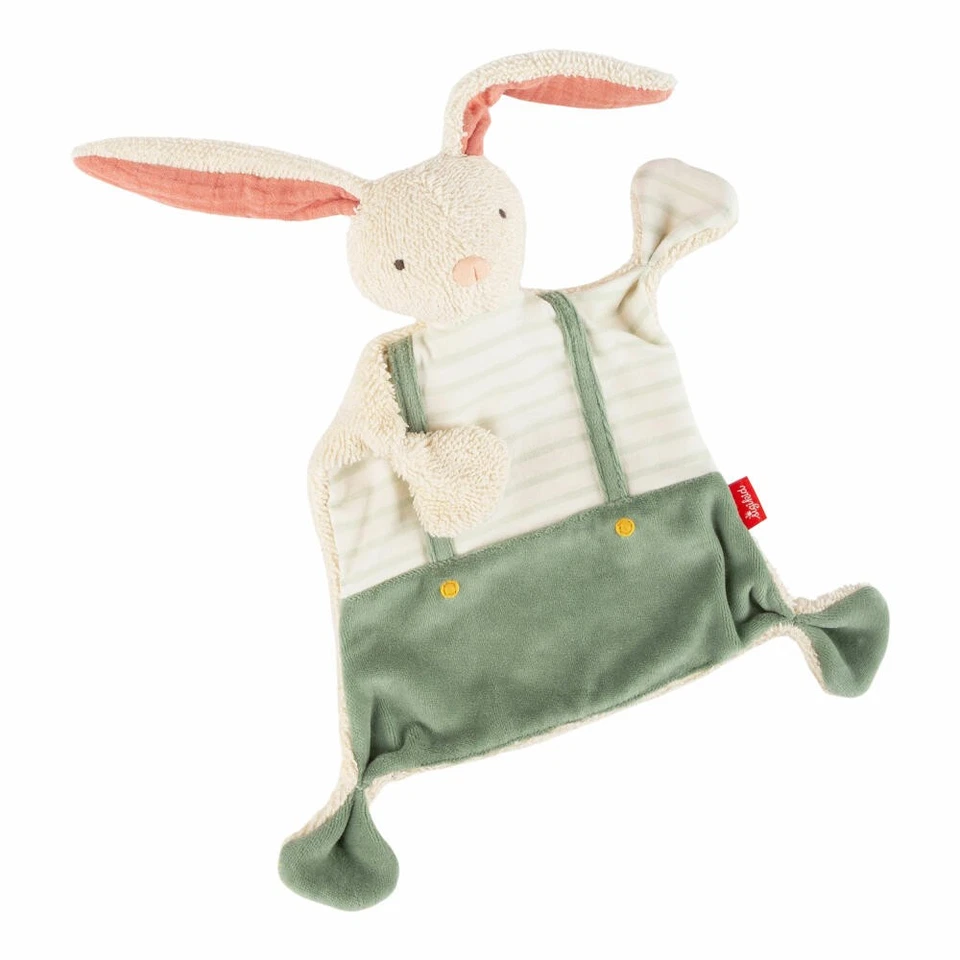 Sigikid 31045 Baby Schnuffeltuch - Hase grün