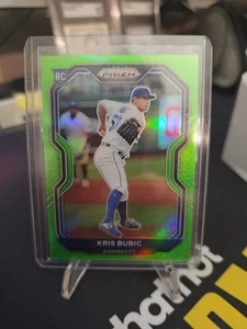 Panini Prizm 2021 - Kris Bubic #198 verde neón Prizm (RC)/125 - Imagen 1 de 2