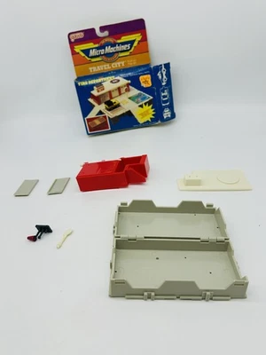 Galoob Micro Machines Travel City Fire Department Incomplete w/ Box Vtg 1988 - Image 1 of 4