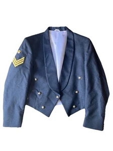 RAF Nº5 Sargento Desorden Vestido Uniforme Chaqueta Pantalón Conjunto Talla 44L Sgt Militar LN - Imagen 1 de 16