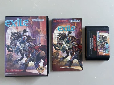 Exile, Sega Genesis Megadrive, NTSC Complete - Image 1 of 4
