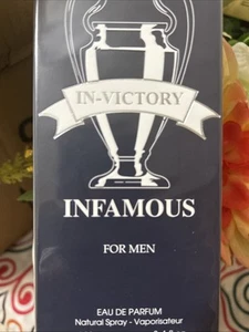 IN-VICTORY INFAMOUS POUR HOMME Designer 3,4 Oz. Eau de Cologne Spray - Bild 1 von 2