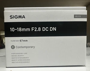 Sigma 10-18MM F/2.8 For FUJIFILM X MOUNT - MINT - Picture 1 of 5