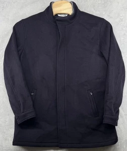 Cappotto Peter Millar Crown Flex Fleece Full ZipCity 100% Lana Uomo L Nuovo con etichette $795 RARO - Foto 1 di 13