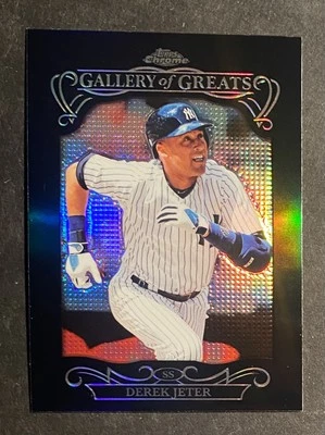 2015 Derek Jeter Topps Chrome Refractor Gallery Of Greats - Image 1 of 2