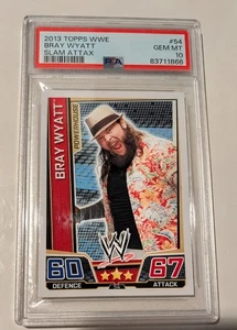 2013 Bray Wyatt PSA 10 Topps WWE Slam Attax Rookie Card WWF - Picture 1 of 2