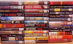 Lot 12 Mystery Thriller Action Fiction Hardcover Book Random Pick Author Title - Picture 1 of 10