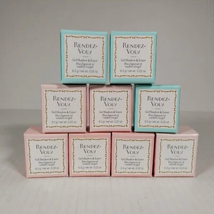 Lote de 9 sombras y revestimientos de gel Avon Rendez-Vous 0,22 oz 6x dorados/3x fascinantes - Imagen 1 de 4