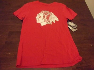 Chicago Blackhawks NEW girls xl t shirt Reebok NHL size 16 - Image 1 of 2