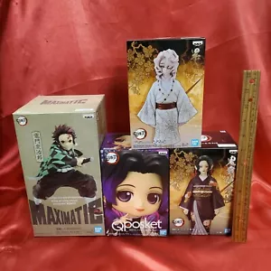 Bandai Demon Slayer: Lot of 4 Statues - Picture 1 of 7