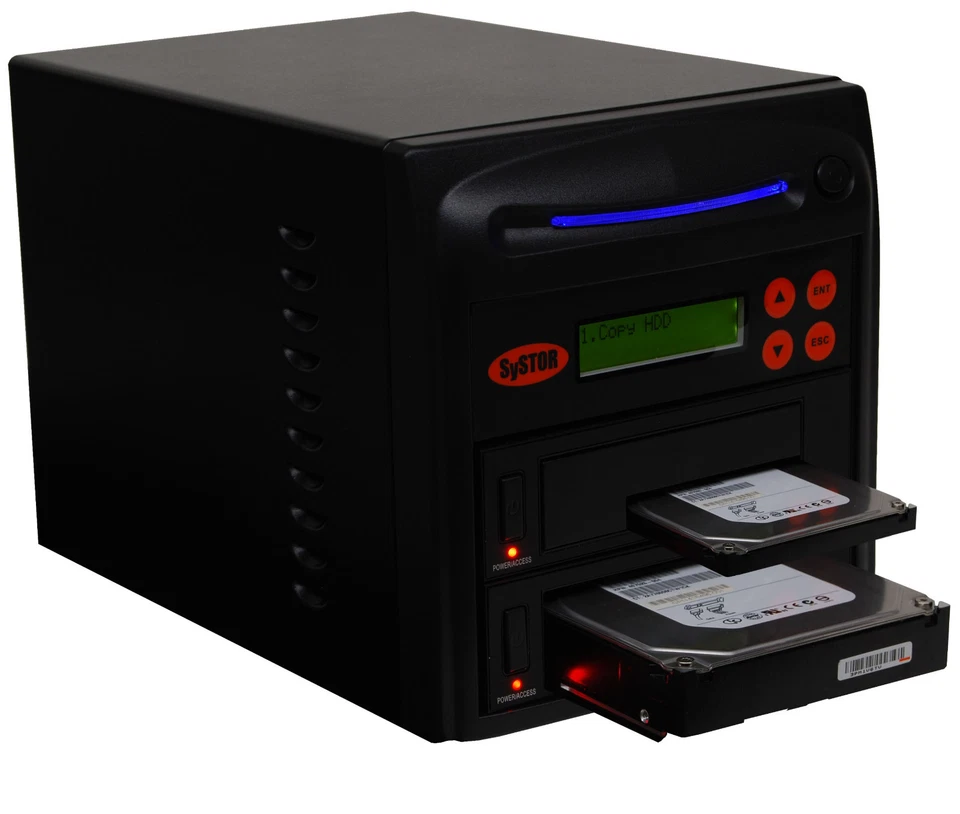 Systor 1:1 SATA 2.5" 3.5" SSD HDD Hard Drive Duplicator & Sanitizer - 5.4GB/Min - Image 1 of 4
