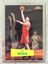 YAO MING 2007-08 Topps CHROME 1957-58 VARIATIONS Basketball Card #11 RARE MINT!
