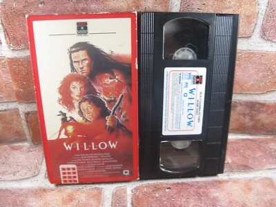 WILLOW - VHS - RARE - 1988 George Lucas Val Kilmer Fantasy Science Fiction - Image 1 of 4