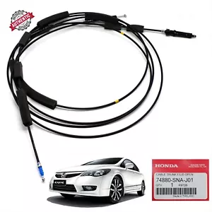 Lid Open Trunk / Fuel Gas Door Release Cable For Honda Civic FD Sedan 2006-2011 - Picture 1 of 6