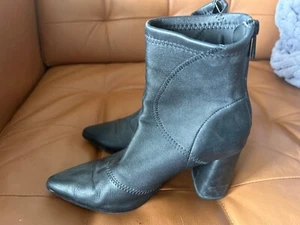 jo mercer black leather boots 38 - Picture 1 of 4