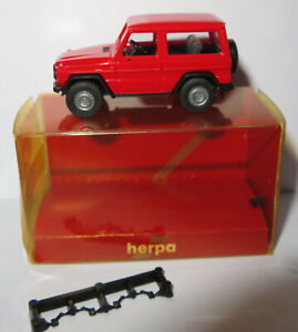 Micro Herpa Ho 1/87 MB Mercedes-Benz G 300 Ge 4X4 Red #2076 IN Box