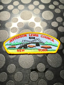 BSA JEFFERSON LEWIS COUNCIL NEW YORK T-1 SCHULTERAUFNÄHER JS - Bild 1 von 1