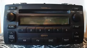 2003-2008 Toyota Corolla RDS Radio Stereo 6 CD Changer Player A51814 OEM 03-08 - Bild 1 von 7