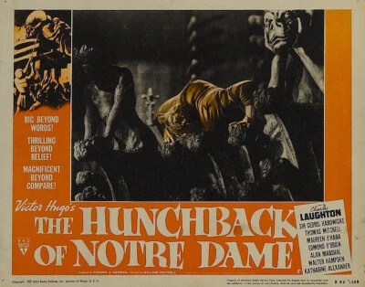 The Hunchback of Notre Dame (1939) Charles Laughton DVD Public domain (Disc Only - Image 1 of 2