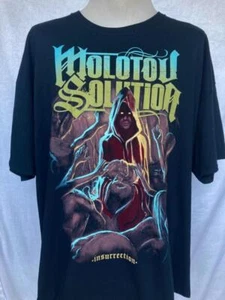 Molotov Solution Insurrection Shirt 3XL Heavy Metal Band Deathcore Music NEW - Picture 1 of 4