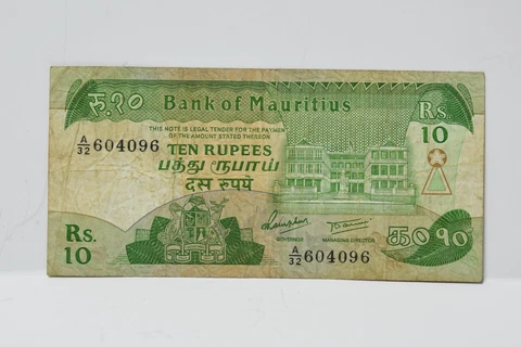 1985 Mauritius 10 Rupees (nb216) Cover