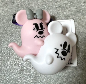 Japan Tokyo Disney Resort Halloween Snack Case Pink White ghost Mickey 2024 New - Picture 1 of 2